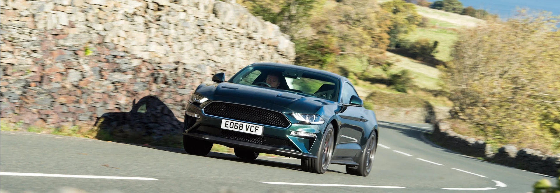 Ford Mustang Bullitt takes on the famous Isle of man TT course 